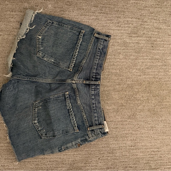 Agolde Dee Denim Blue Women's Shorts - Picture 3 of 3